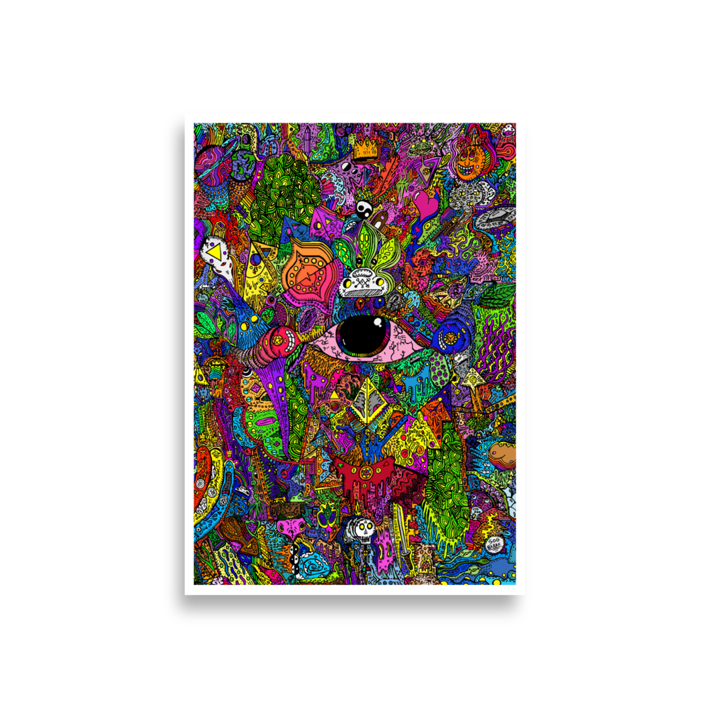 "Always Watching" - Large Poster ARTWOR